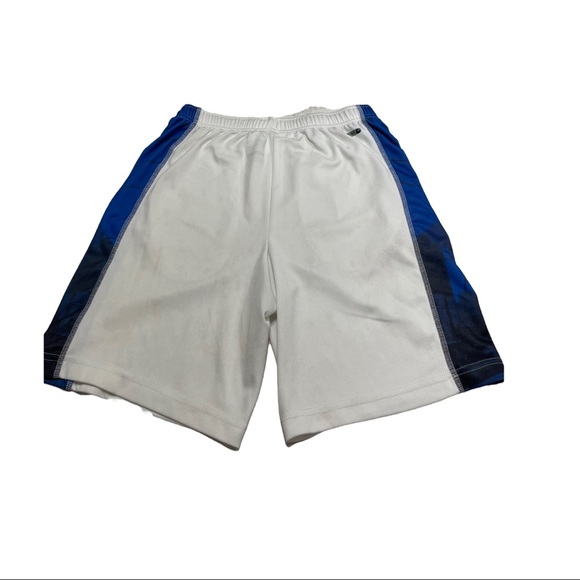 🐝 Old Navy Active Wear • 2 for 1 Shorts • Boy’s Size Large • White & Grey - Picture 3 of 7